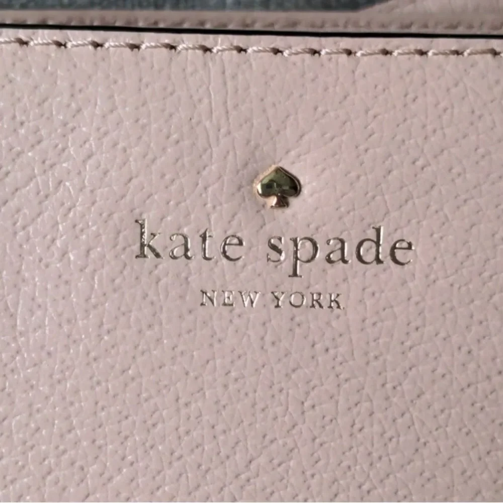 Kate Spade NWOT Grand Street Hayden Dusty Pink Peony Leather Crossbody